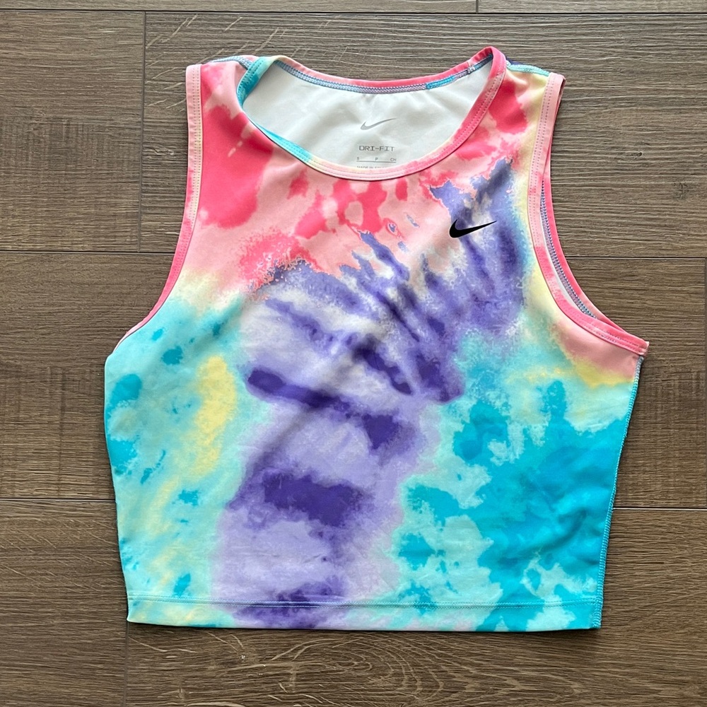 Nike Multicolor Tie-Dye Crop Top